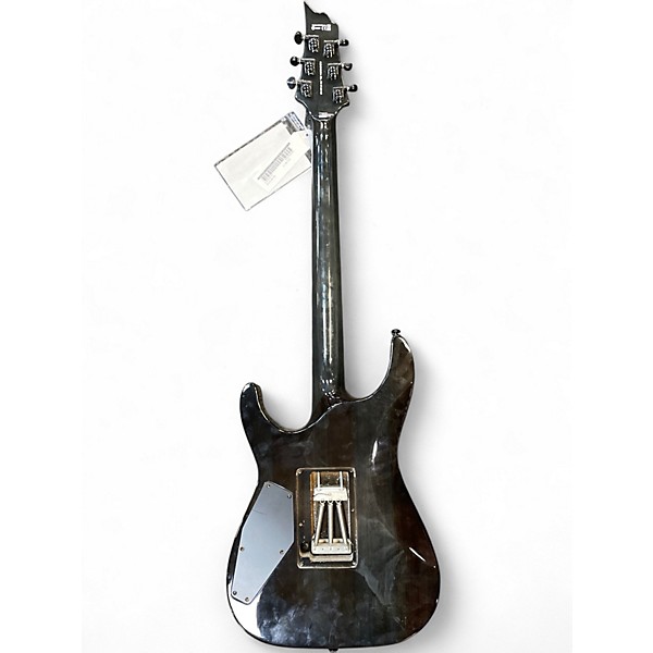 Used ESP LTD H1001 DELUXE BURL BURST Solid Body Electric Guitar