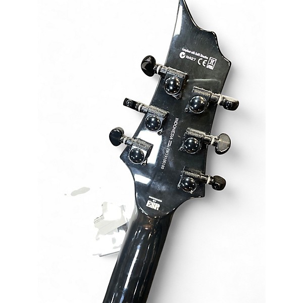 Used ESP LTD H1001 DELUXE BURL BURST Solid Body Electric Guitar