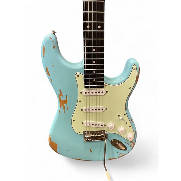 Used Aio S3 Blue Relic Solid Body Electric Guitar