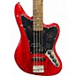 Used Squier Vintage Modified Jaguar Bass Candy Apple Red Electric Bass Guitar