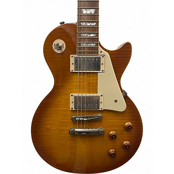 Used Epiphone Les Paul Standard Pro Amber Solid Body Electric Guitar