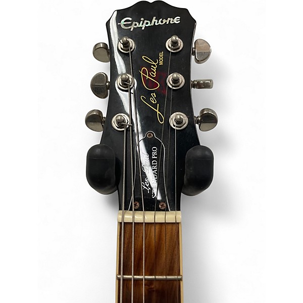 Used Epiphone Les Paul Standard Pro Amber Solid Body Electric Guitar