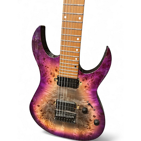 Used Spira S457 TRANSPARENT PURPLE Solid Body Electric Guitar