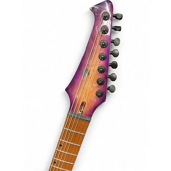 Used Spira S457 TRANSPARENT PURPLE Solid Body Electric Guitar