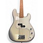 Used 2021 Fender Player Precision Bass Silver Sparkle Electric Bass Guitar