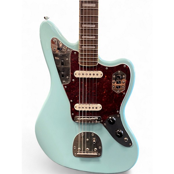 Used Squier CLASSIC VIBES 70S JAGUAR Daphne Blue Solid Body Electric Guitar
