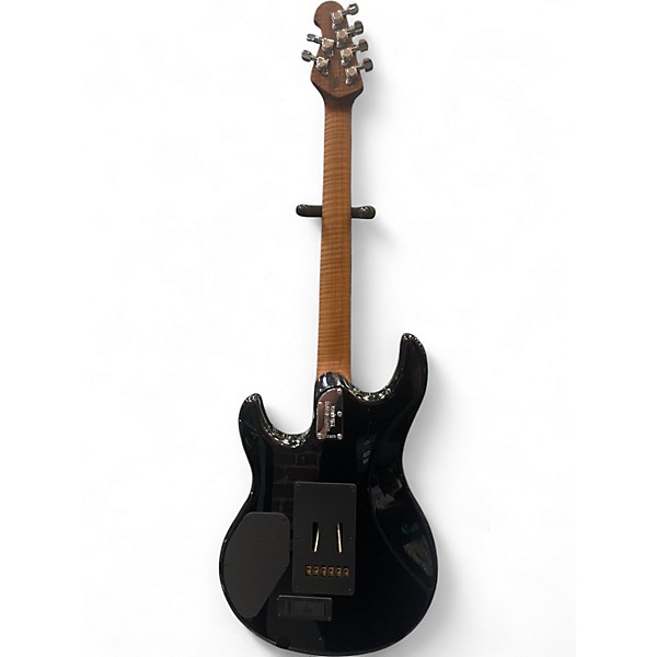 Used Ernie Ball Music Man L4 HSS BLACK SPARKLE Solid Body Electric Guitar