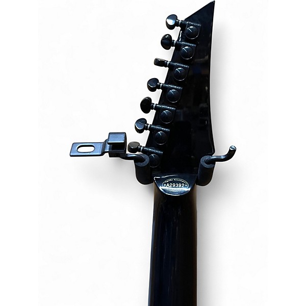 Used Agile Septor 727 7 String Black Flame Solid Body Electric Guitar