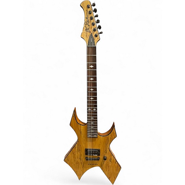 Used B.C. Rich WARBEAST EXTREME EXOTIC Natural Solid Body Electric Guitar