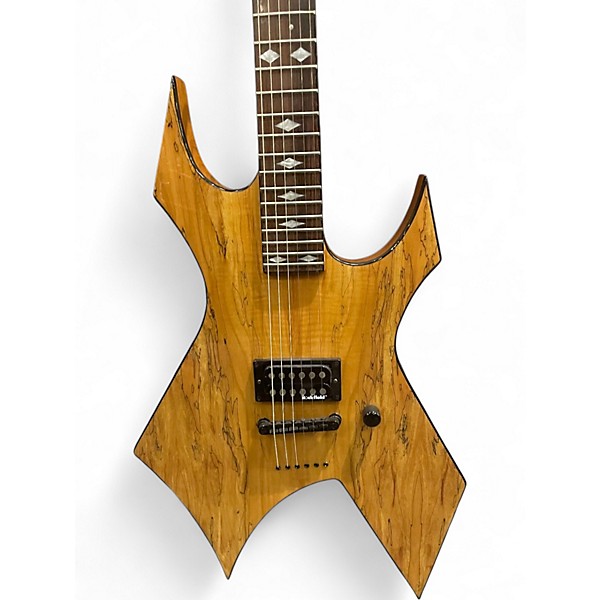 Used B.C. Rich WARBEAST EXTREME EXOTIC Natural Solid Body Electric Guitar