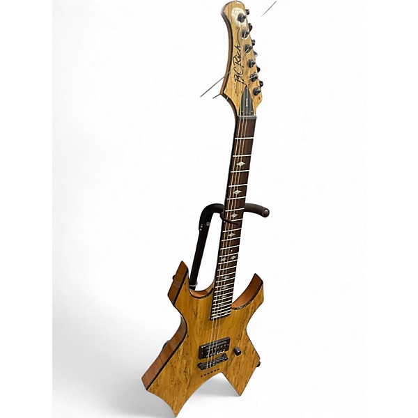 Used B.C. Rich WARBEAST EXTREME EXOTIC Natural Solid Body Electric Guitar