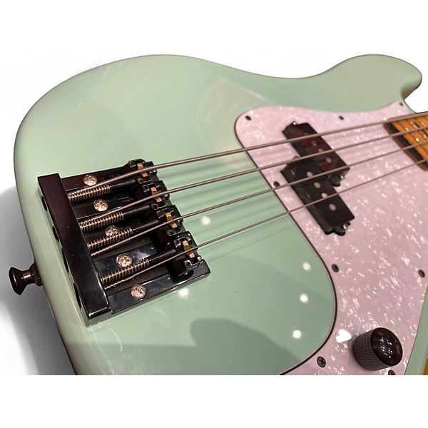 Used Squier Classic Vibe 1970S Precision Bass Surf Green Electric Bass Guitar