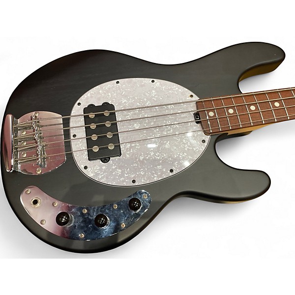 Used Sterling by Music Man Ray4 Satin Black Electric Bass Guitar