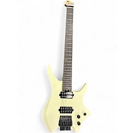 Used Hils HN3 White Solid Body Electric Guitar