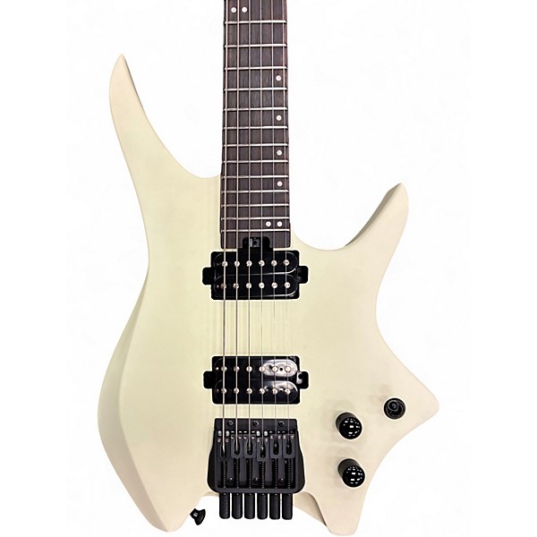 Used Hils HN3 White Solid Body Electric Guitar