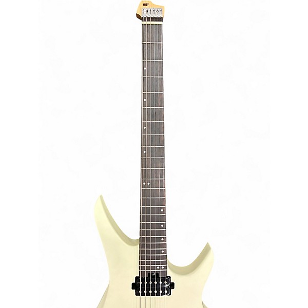 Used Hils HN3 White Solid Body Electric Guitar
