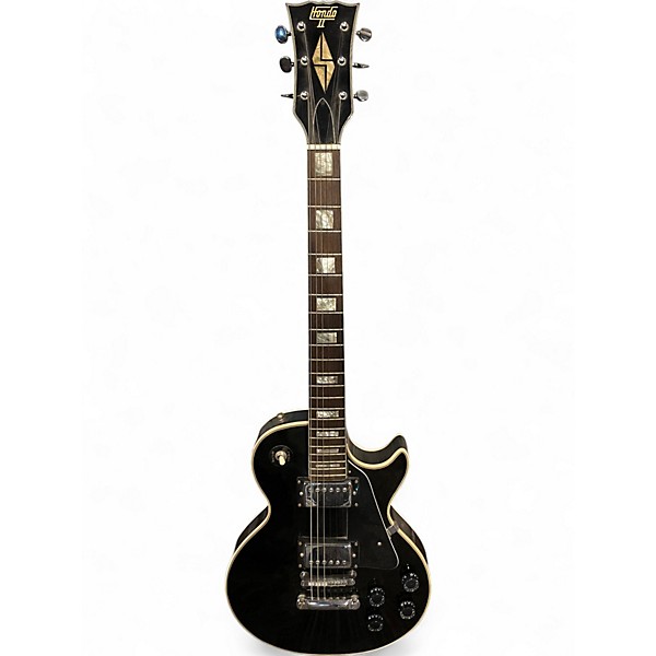 Used Hondo LP STYLE BLACK Solid Body Electric Guitar
