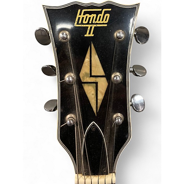 Used Hondo LP STYLE BLACK Solid Body Electric Guitar