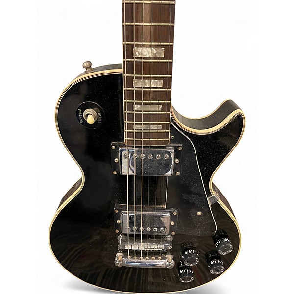 Used Hondo LP STYLE BLACK Solid Body Electric Guitar