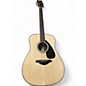 Used Yamaha FG830 Natural Acoustic Guitar thumbnail
