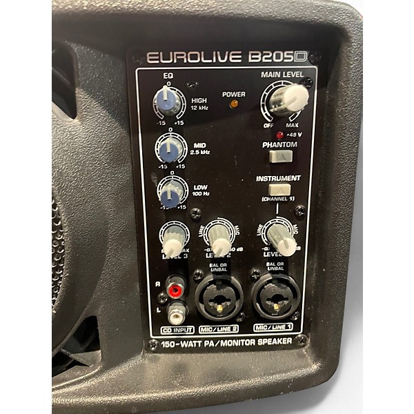 Used Behringer Eurolive B205D Powered Speaker