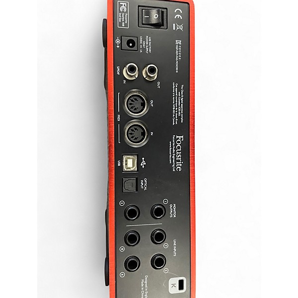 Used Focusrite Scarlett 18i8 Audio Interface