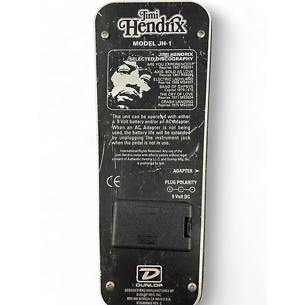 Used Dunlop JH1B Jimi Hendrix Signature Wah Effect Pedal