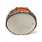 Used 2014 Yamaha 5.5X14 Stage Custom Snare Trans Orange Drum