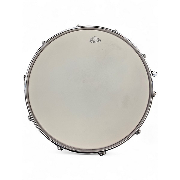 Used 2014 Yamaha 5.5X14 Stage Custom Snare Trans Orange Drum