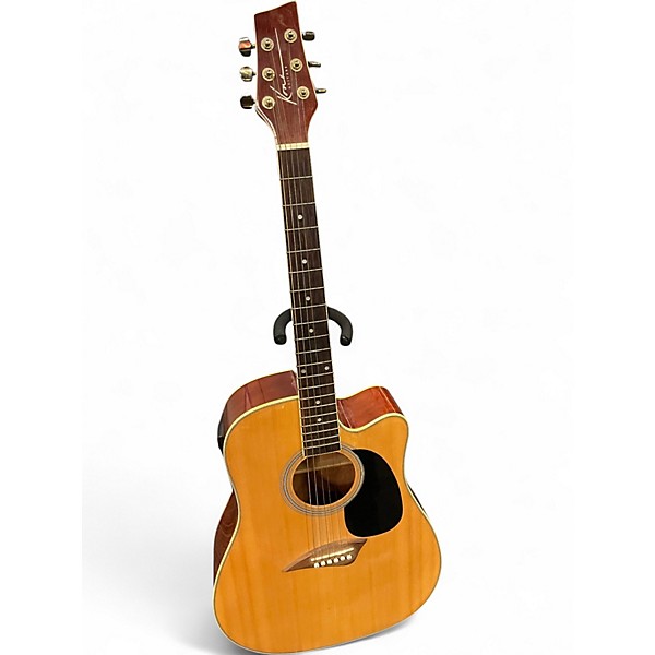 Used Kona K1E Natural Acoustic Electric Guitar
