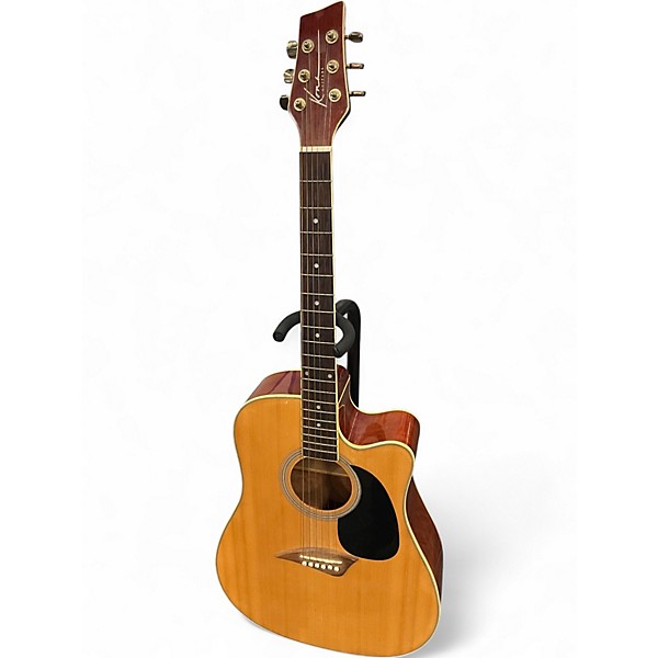 Used Kona K1E Natural Acoustic Electric Guitar