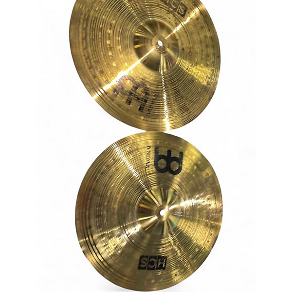 Used MEINL 14in HCS Hi Hat Pair Cymbal
