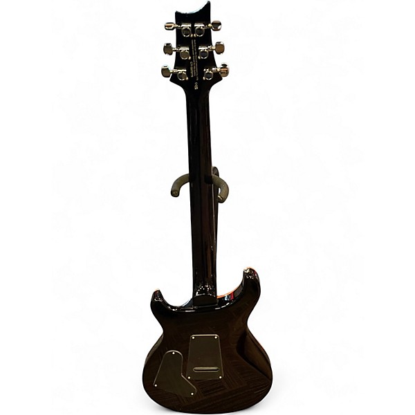 Used PRS SE Custom 24 Black and Gold Solid Body Electric Guitar