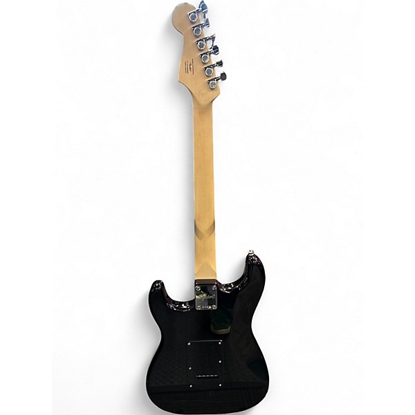 Used Squier Sonic Strat Black Solid Body Electric Guitar