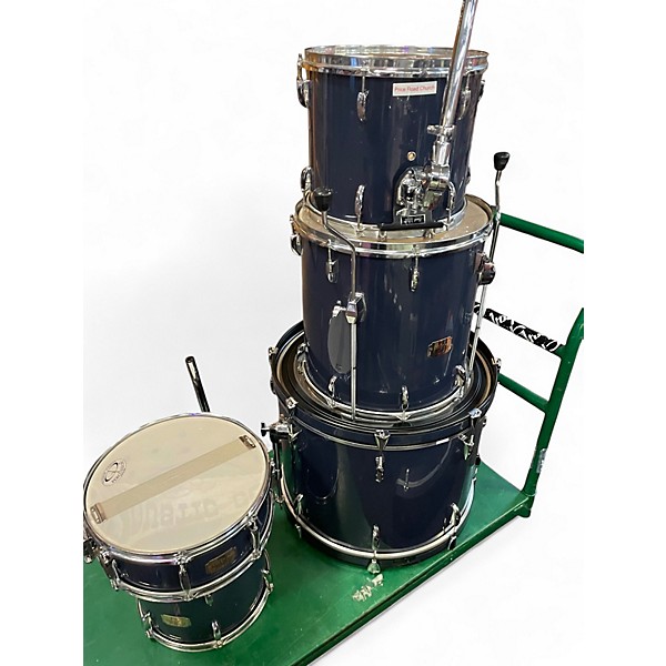 Used Pearl 5 Piece Export Blue Drum Kit