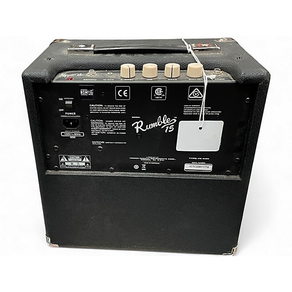 Used Fender Rumble 15 15W 1X8 Bass Combo Amp