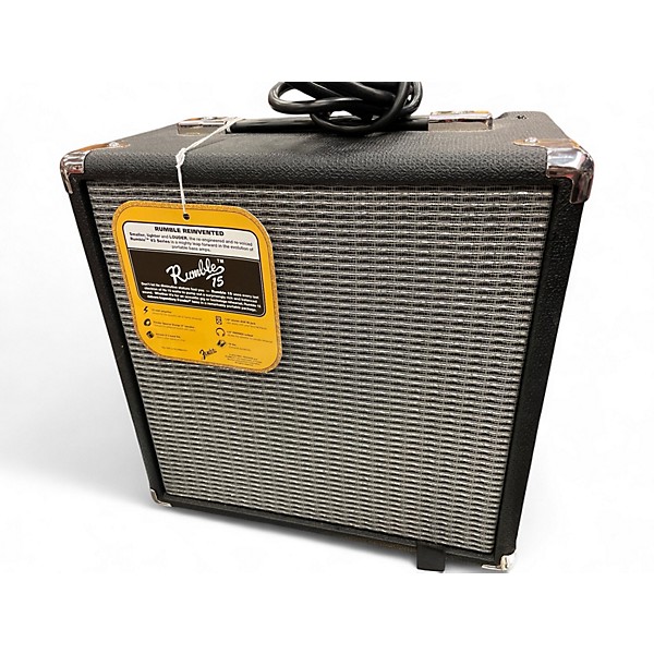 Used Fender Rumble 15 15W 1X8 Bass Combo Amp