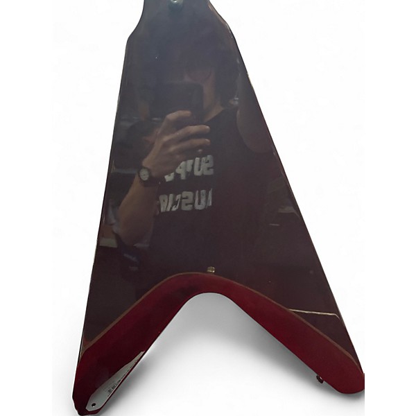 Used 2008 Gibson Flying V Standard Wine Red Solid Body Electric Guitar