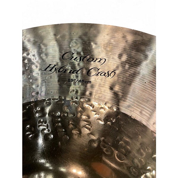 Used Zildjian 19in K Custom Hybrid Crash Cymbal
