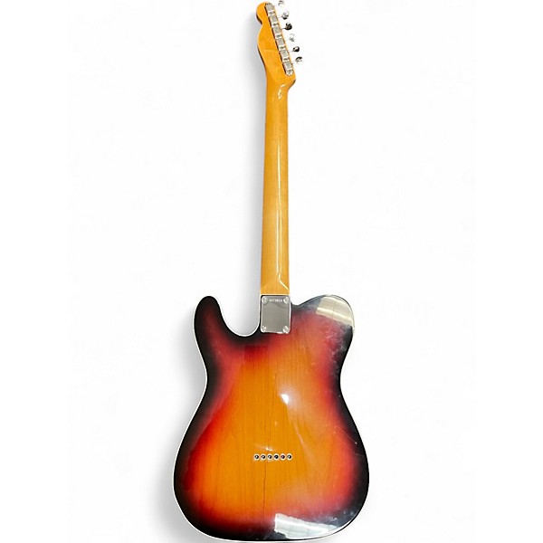 Used Fender 1962 American Vintage Telecaster Custom 3 Color Sunburst Solid Body Electric Guitar