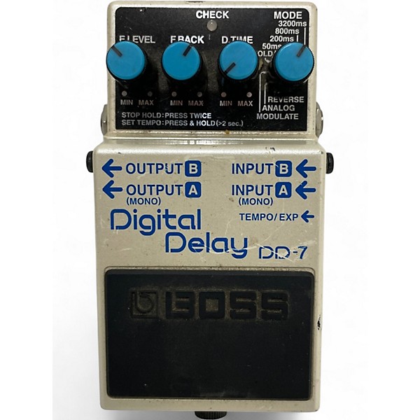 Used BOSS DD7 Digital Delay Effect Pedal