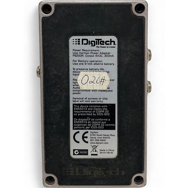 Used DigiTech Grunge Distortion Effect Pedal