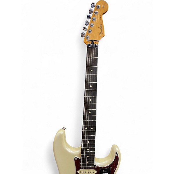 Used 2023 Fender PLAYER II MODIFIED STRATOCASTER FR Olympic White Solid Body Electric Guitar