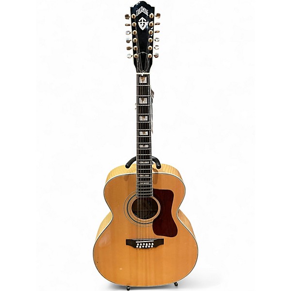 Used Takamine F-395MS Natural 12 String Acoustic Electric Guitar