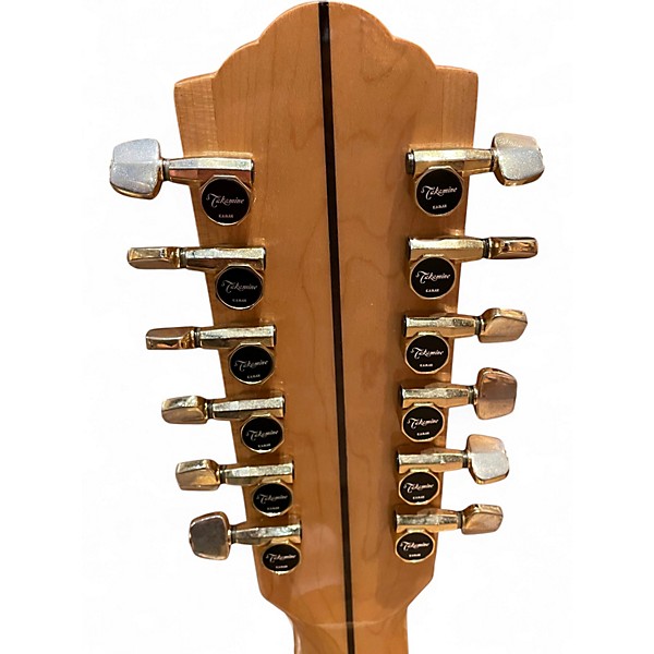 Used Takamine F-395MS Natural 12 String Acoustic Electric Guitar