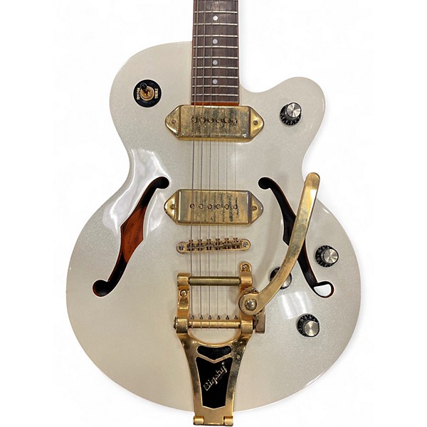 Used Epiphone Wildkat Royale PEARL WHITE Hollow Body Electric Guitar