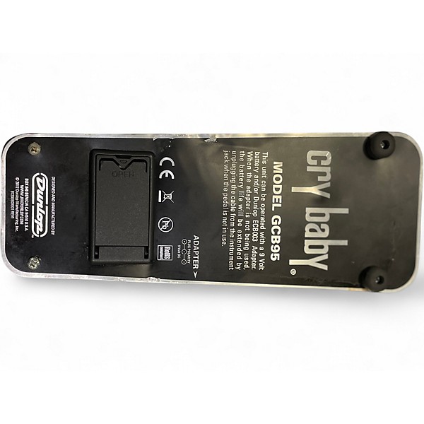 Used Dunlop GCB95 Original Crybaby Wah Effect Pedal