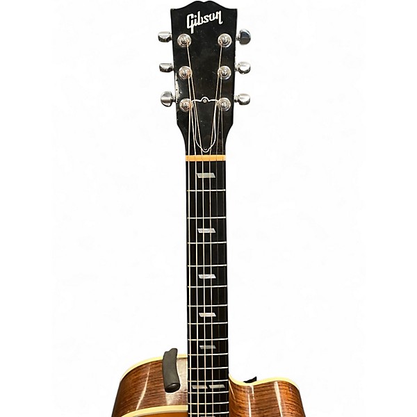 Used 2017 Gibson hp 735 R Natural Acoustic Electric Guitar