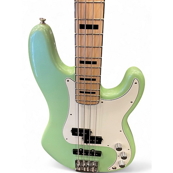 Used 2019 Fender DELUXE PRECISION BASS Seafoam Pearl Electric Bass Guitar