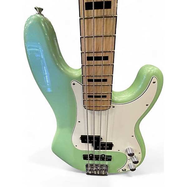Used 2019 Fender DELUXE PRECISION BASS Seafoam Pearl Electric Bass Guitar